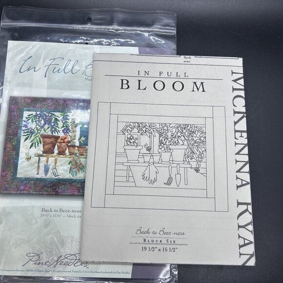 McKenna Ryan In Full Bloom “Back to Beez-ness” Block 6 Quilt Sewing Pattern - Picture 4 of 5